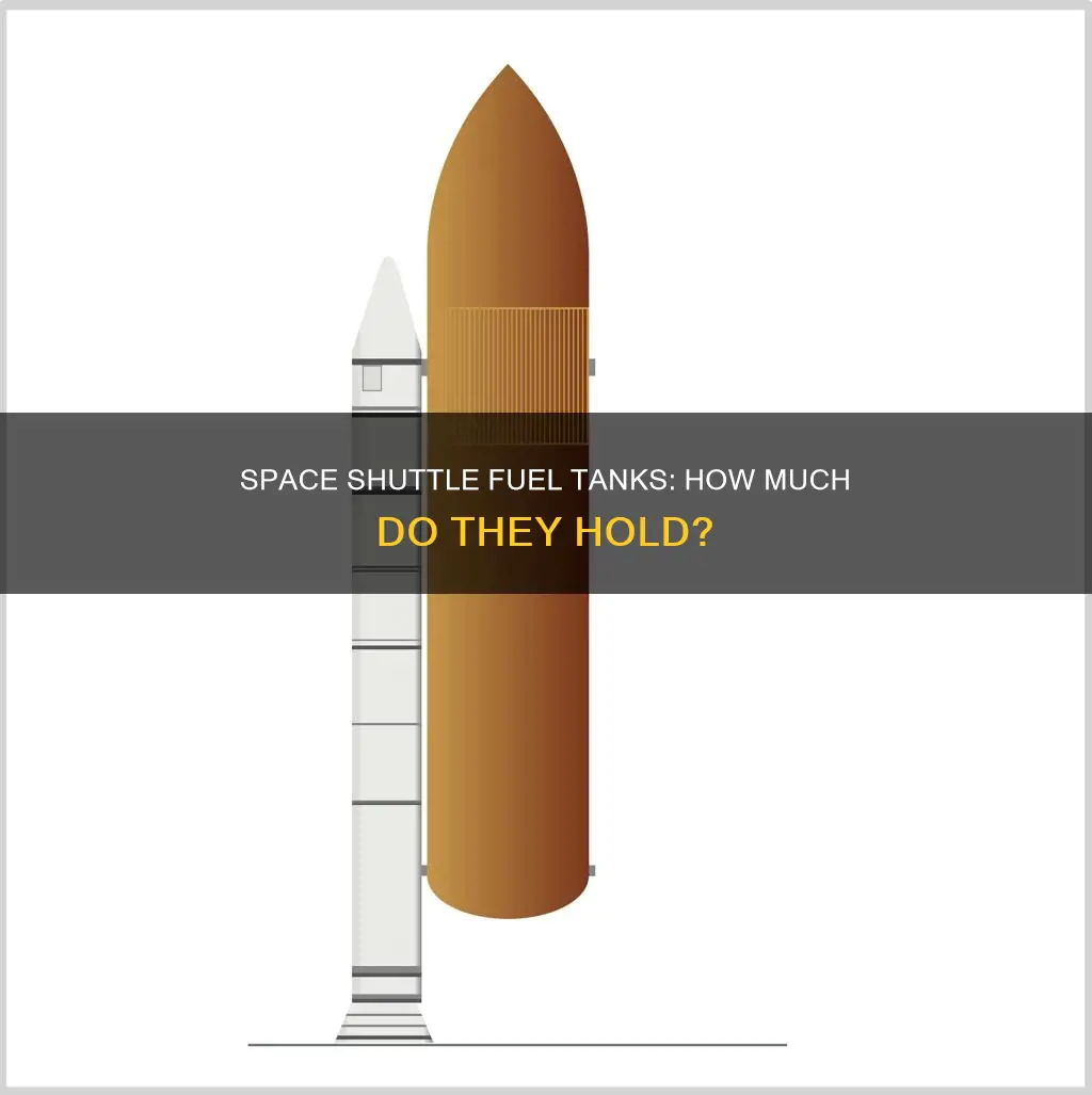 how much fuel space shuttle