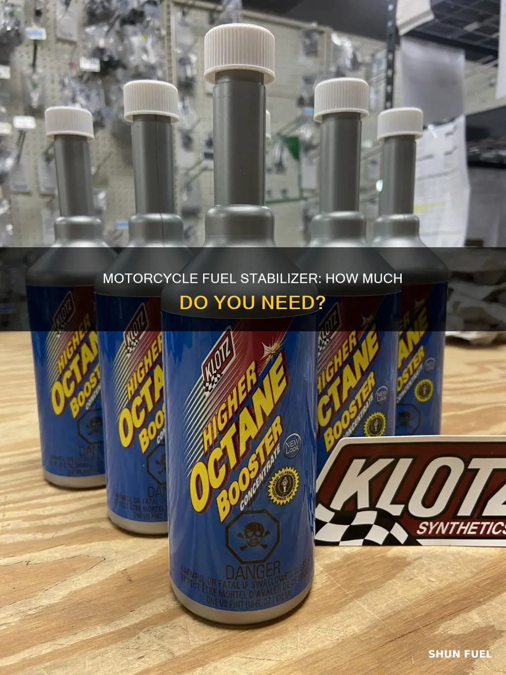 how much fuel stabilizer for motorcycle