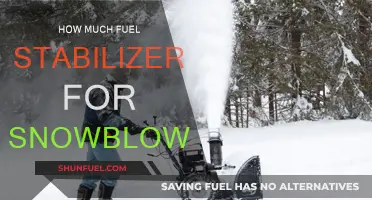 Snowblower Fuel Stabilizer: How Much Do You Need?
