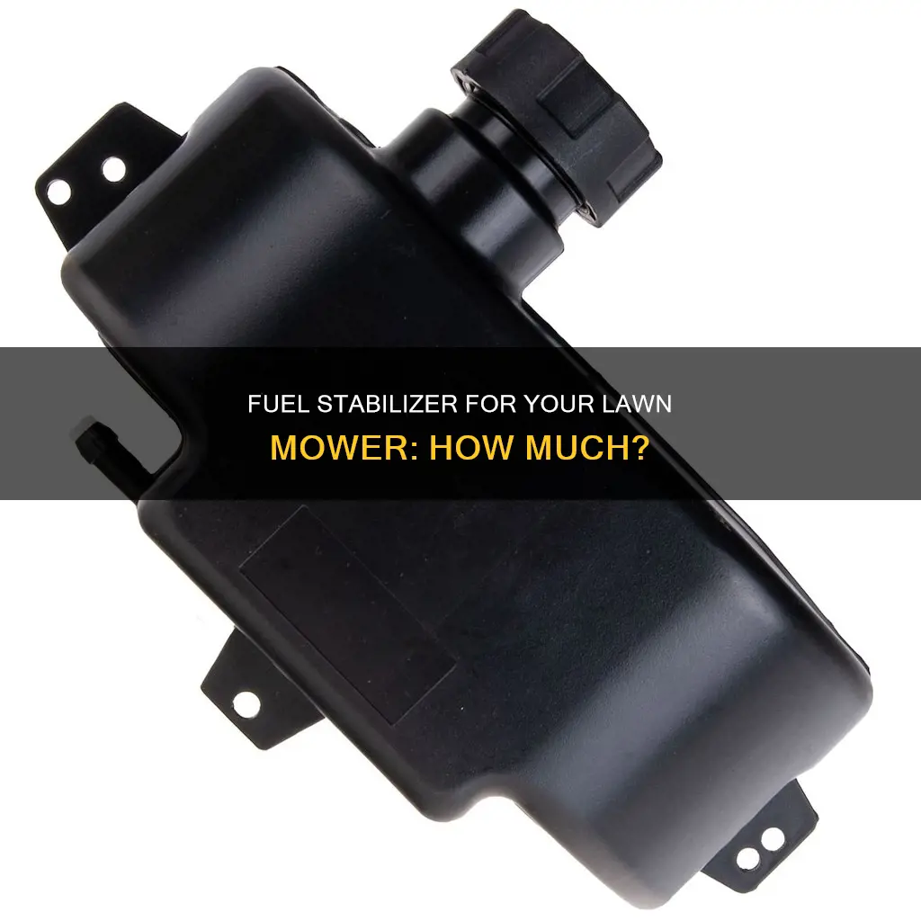 how much fuel stabilizer in a lawn mower gas tank