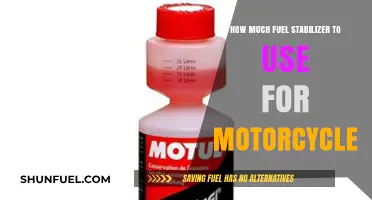 Optimal Fuel Stabilizer Amount for Motorcycle Storage and Maintenance