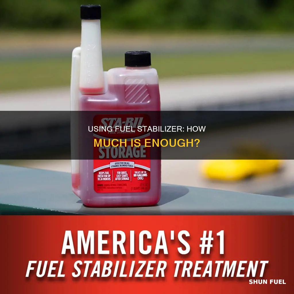 how much fuel stabilizer to use in car