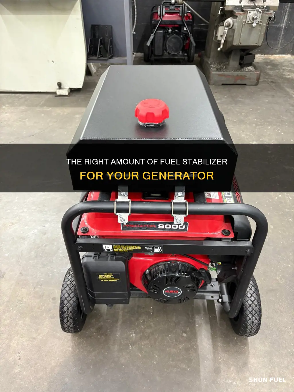 how much fuel stabilizer to use in generator