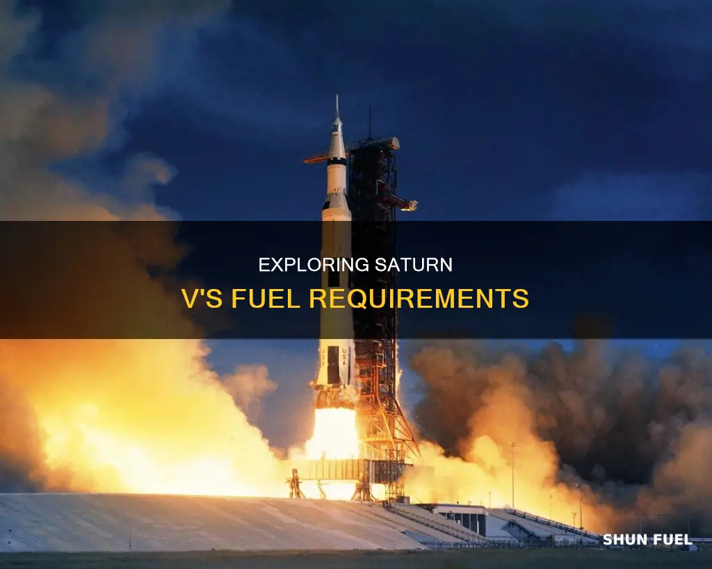how much fuel stage 1 saturn v