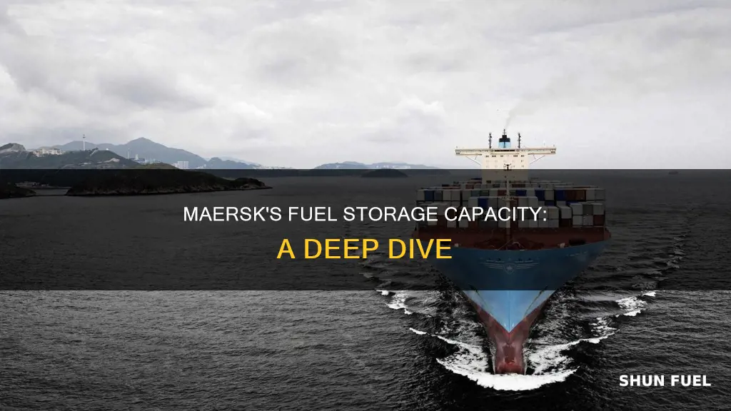 how much fuel storage capacity maersk