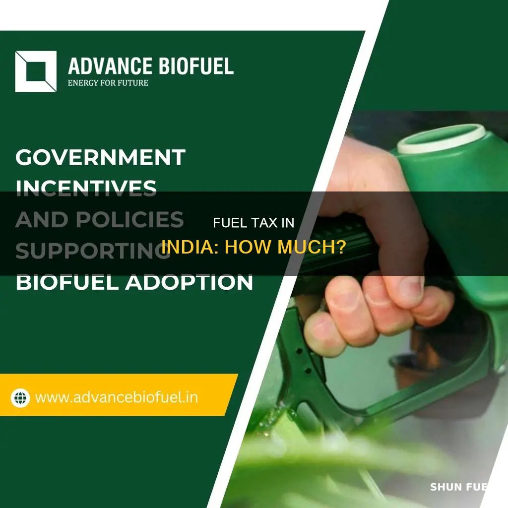 how much fuel tax in india