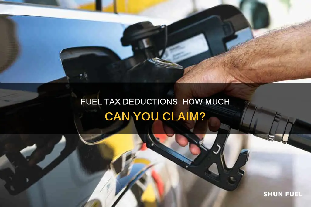 how much fuel tax is deductable on your federal tax