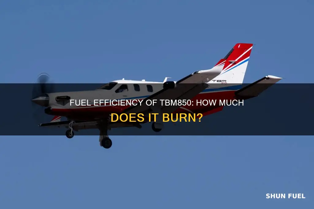 how much fuel tbm850 use
