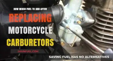 Motorcycle Fuel Tips: Post-Carb Replacement, How Much to Add?