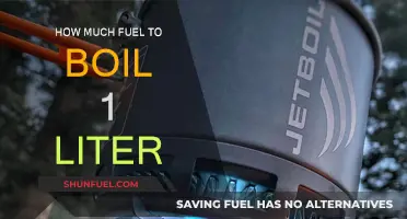 Fuel Efficiency: Boiling 1 Liter Requires How Much Fuel?
