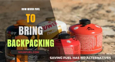 Backpacking Fuel: How Much to Bring and Why