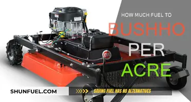 Fuel Efficiency for Bushhogging: How Much Fuel Per Acre?