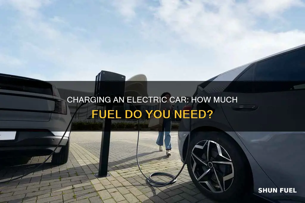 how much fuel to charge an electric car