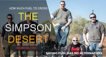 Fuel Calculations for Crossing Simpson Desert