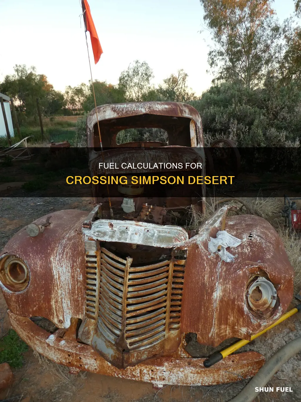 how much fuel to cross the simpson desert