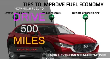 Fuel Consumption for a 500-Mile Drive