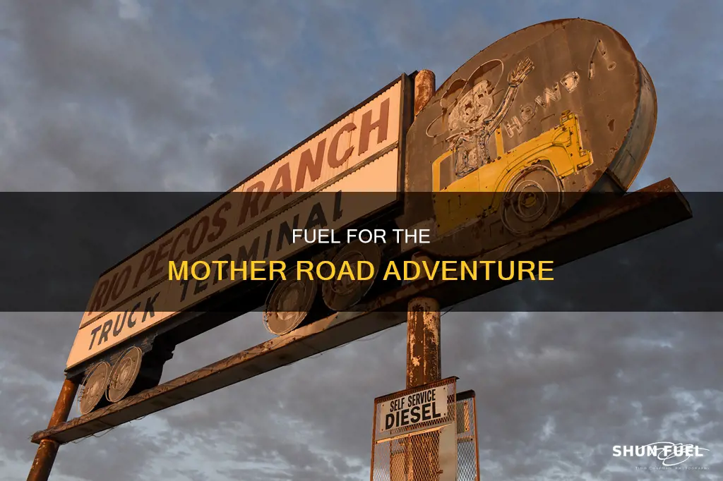 how much fuel to drive route 66