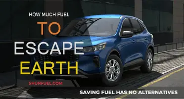 Fuel Requirements for Escaping Earth's Gravity