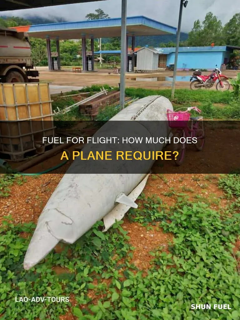 how much fuel to fill a plane