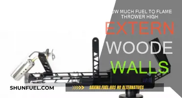 Flamethrowers: Fuel Needed to Burn High External Wooden Walls
