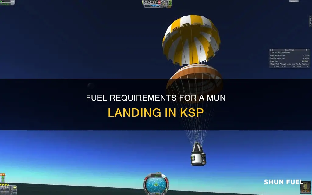 how much fuel to get to mun ksp