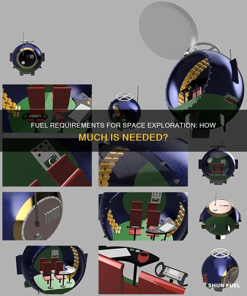 how much fuel to get to space