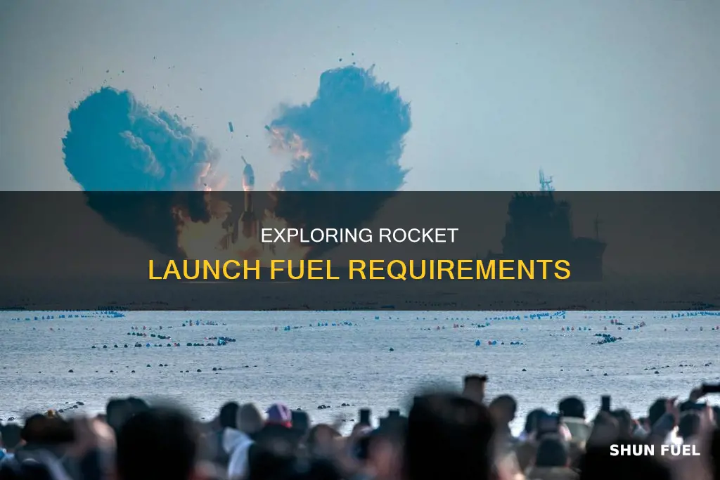 how much fuel to launch a rocket