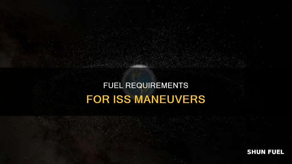 how much fuel to move the iss