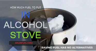 Alcohol Stove Fuel: How Much to Use?