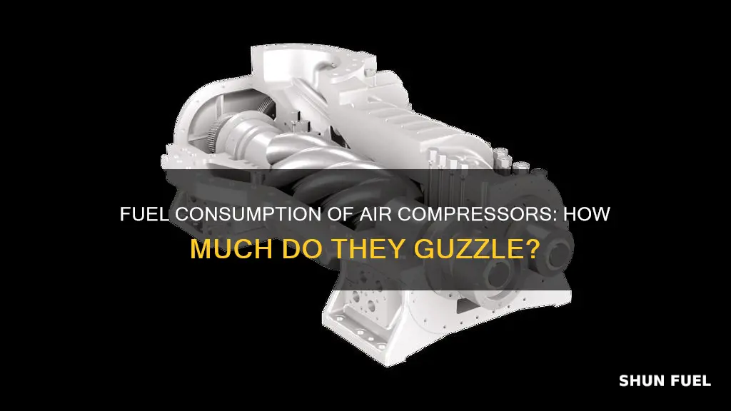 how much fuel to run a compressor