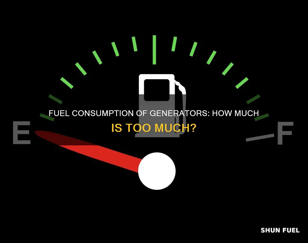how much fuel to run a generator