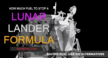 Lunar Lander Fuel Calculation Formula: Stopping Precision