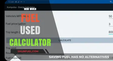 Calculate Your Fuel Consumption Easily with Our Fuel Used Calculator