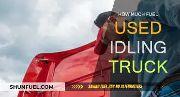 Trucks Idling: Fuel Consumption and Cost