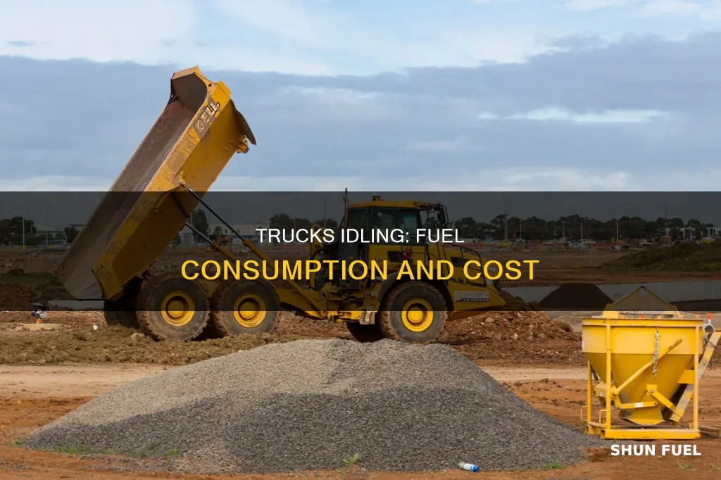 how much fuel used idling truck