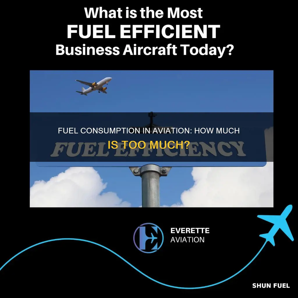 how much fuel used in aeroplane