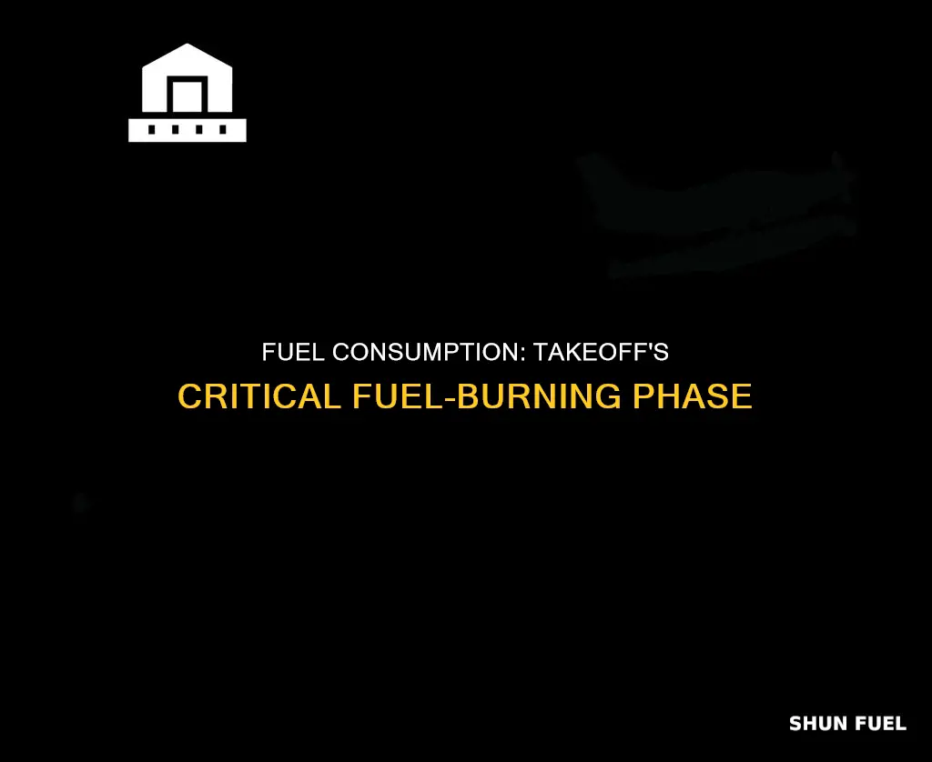 how much fuel used in takeoff