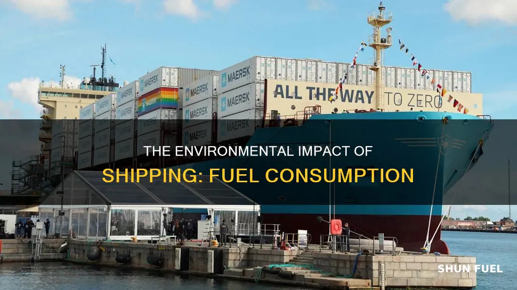 how much fuel used to ship products