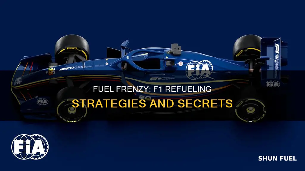 how much fuel was carried during f1 refueling