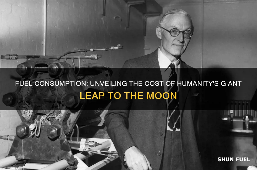 how much fuel was used to get to the moon