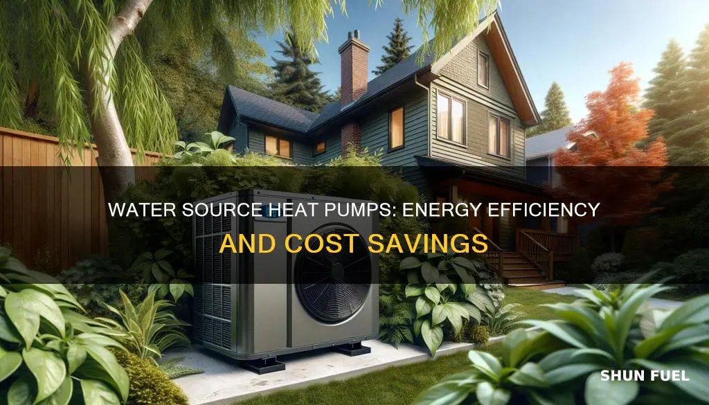 how much fuel water source heat pump ues