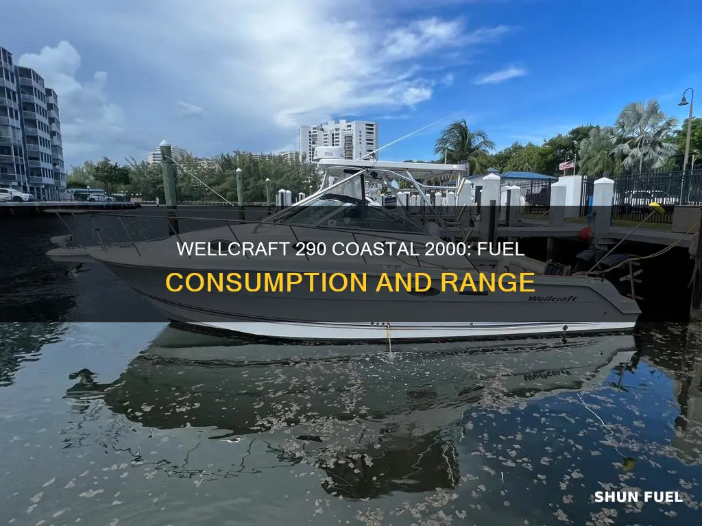 how much fuel wellcraft 290 coastal 2000
