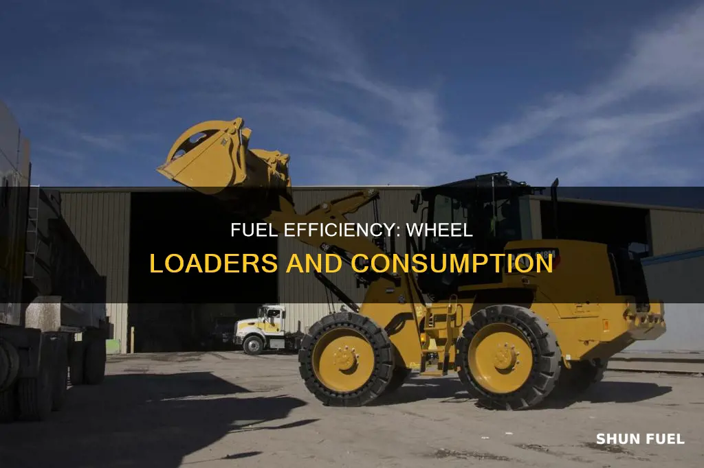how much fuel wheel loader