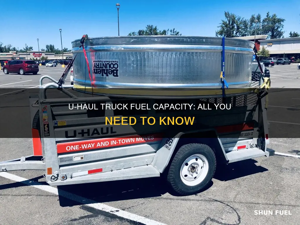 how much fuel will a uhaul truck hold