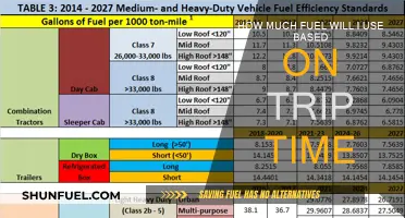Fuel Consumption: Understanding Trip Time and Usage