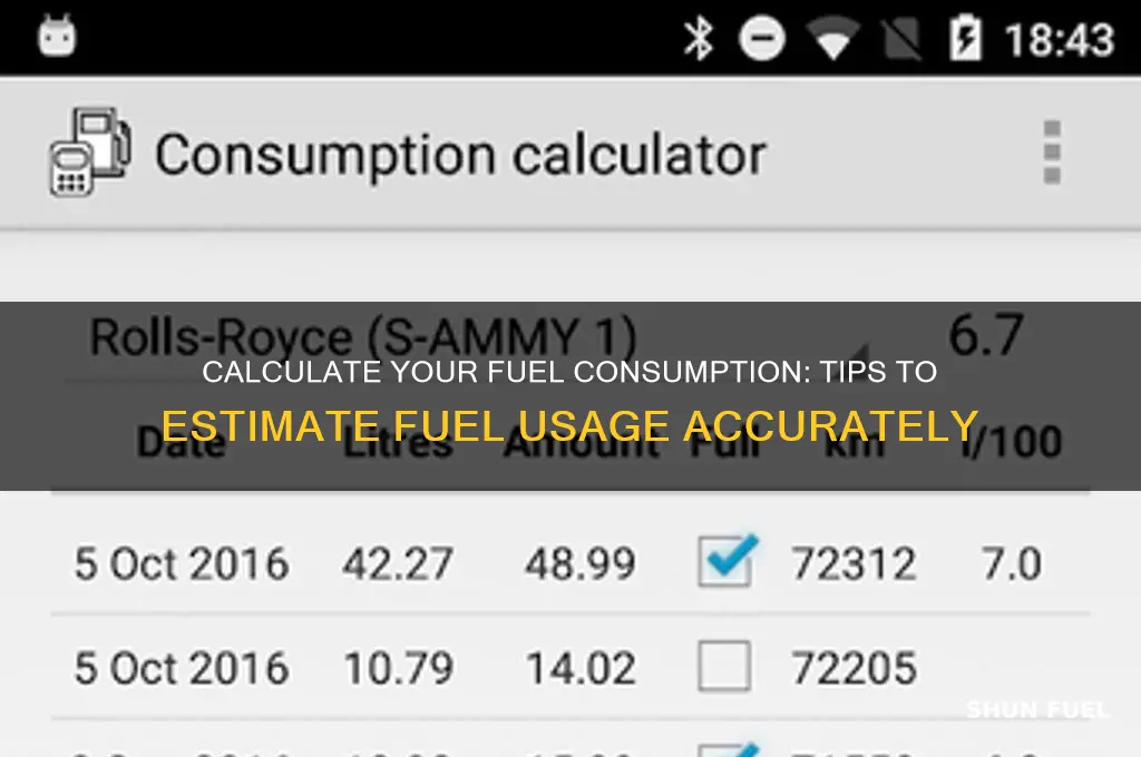how much fuel will i use