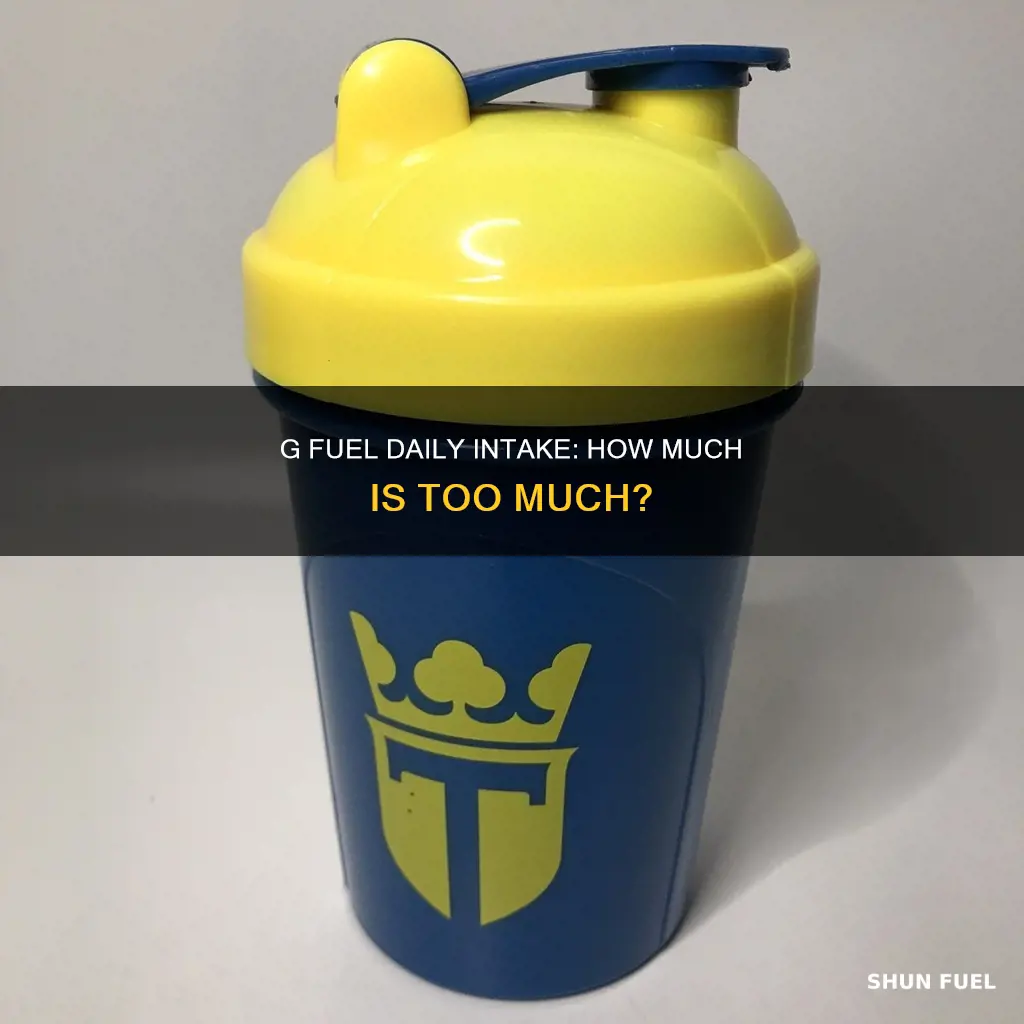 how much g fuel a day