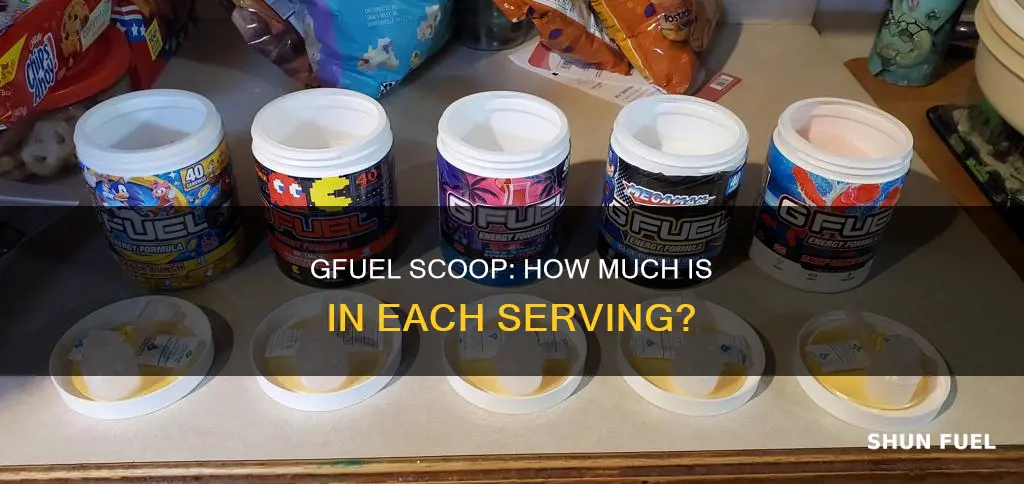 how much g fuel is in a scoop