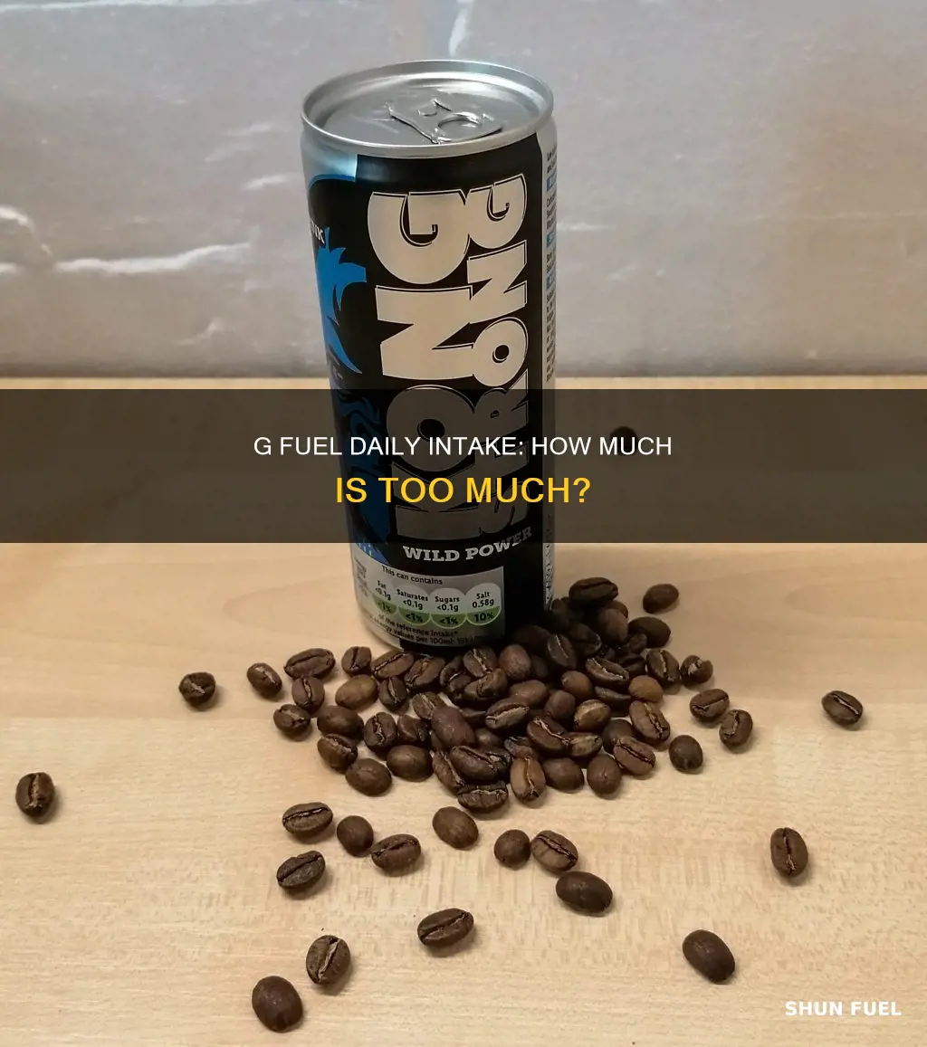 how much g fuel should i drink in one day