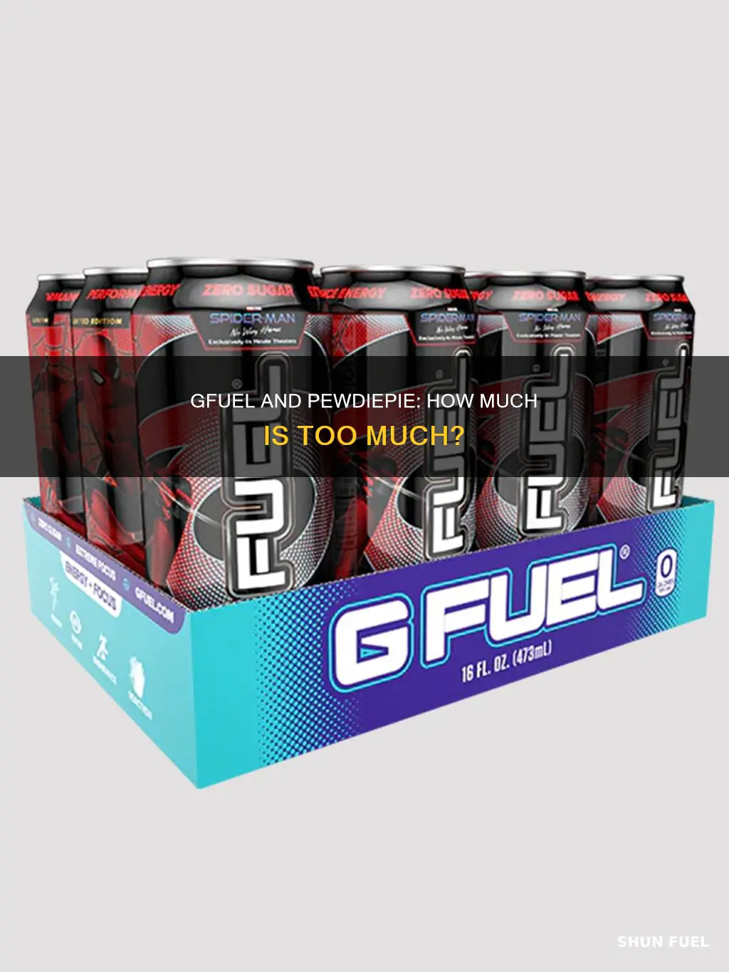 how much g fuel to put in the pewdiepie